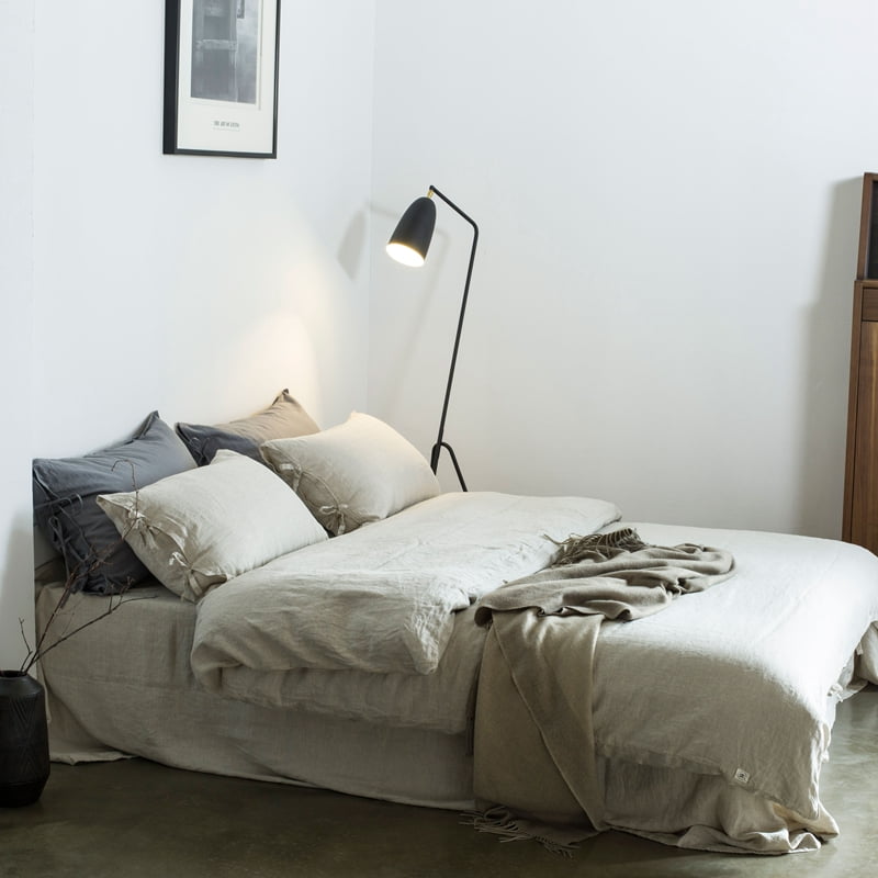 Bowknot linen Duvet Set